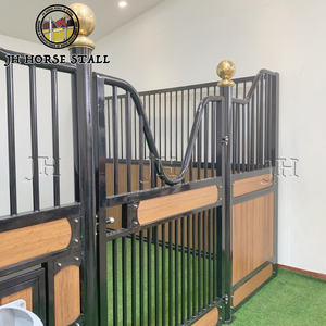 प्रमाणन फार्म घुड़सवारी स्थिर थोक उत्पादों के घोड़े के उपकरण गैर विषैले पाउडर लेपित सतह के साथ ठोस घोड़े के स्टॉल - Product Image 4