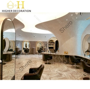 Muebles de Salón de Belleza Personalizados, Mueble de Peluquería Moderno, Conjunto de Muebles para Salón, Vitrina, Estación de Belleza, Diseño de Interiores - Product Image 2