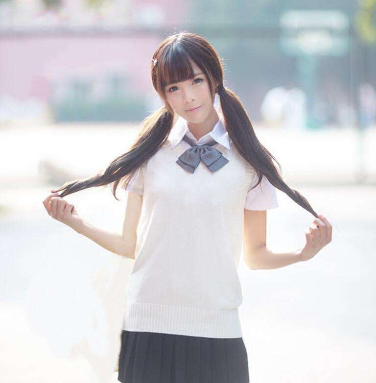 Skirt Japanese School Uniform Sweater Vest Ecowalson Japanese