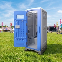 Toppla 190L Grand réservoir de déchets, toilettes préfabriquées, toilettes mobiles en plastique, lavabos portables, fabricant de toilettes portables