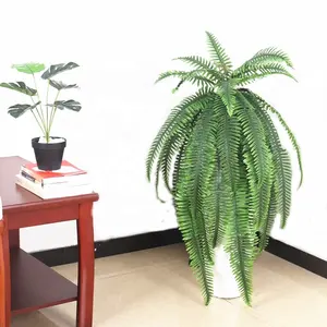 80/95/110cm hause dekoration ivy künstliche farn pflanze baum erhalten farn blätter