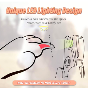 Cortaúñas profesional <span class=keywords><strong>para</strong></span> mascotas con luz LED <span class=keywords><strong>para</strong></span> <span class=keywords><strong>perros</strong></span> y gatos, cortaúñas y garras eléctricas, seguro <span class=keywords><strong>para</strong></span> mascotas - Product Image 6