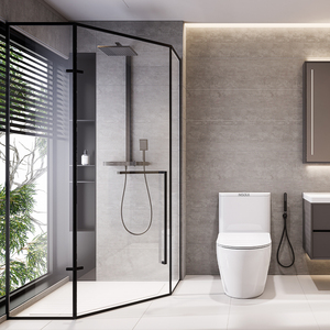 Shower Surround <strong>Bathroom</strong> <strong>Plastic</strong> Wall <strong>Panels</strong> Multi-Application <strong>Panels</strong> for Interior Walls for Hotels Schools Gyms and Villas - Product Image 5