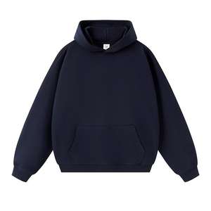 Sudadera con Capucha Extra Grande Unisex de Invierno, 100% Algodón de Alta Calidad, con Logotipo Personalizado y Patrón de Letras - Product Image 2