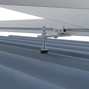 Pemasangan Panel surya, untuk atap logam timah kepala ganda baut gantungan Aksesori tenaga surya kait pemasangan