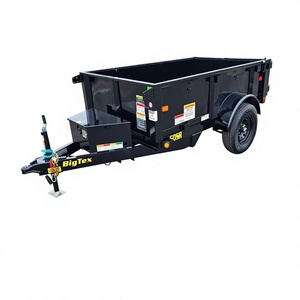 BigTex 50SR 5x8 Dump <b>Trailer</b> 2.5 Ton Capacity Black Steel Construction <b>Farm</b> Utility <b>Trailer</b> - Product Image 1