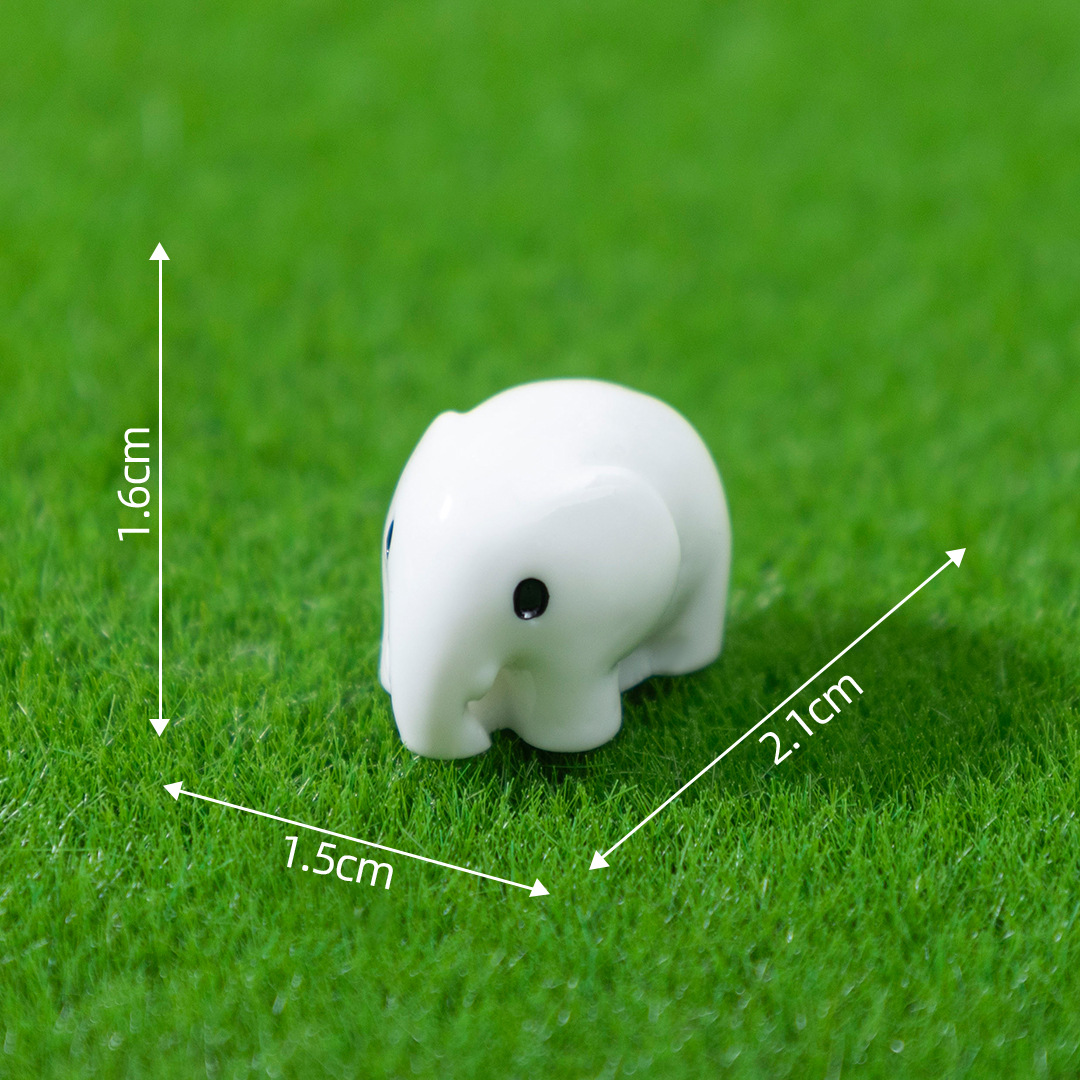 colorful A 2-cm white elephant