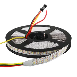 DC5V 15mm幅デジタルLEDフレキシブルストリップ、SMD 5050 RGBw LED、60個のLED/m、60個のSK6812/mストリップ照明