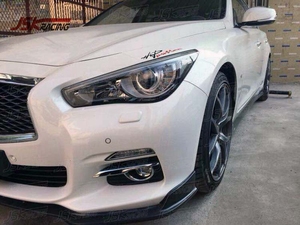 <span class=keywords><strong>Stillen</strong></span> Style Carbon Front Stoßstangen lippe für 2014-2016 Infiniti Q50 - Product Image 3