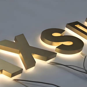 Lettres 3D professionnelles pour enseignes, logo personnalisé en acrylique rétroéclairé pour les salles d'exposition automobiles et les devantures de concessionnaires automobiles - Product Image 3