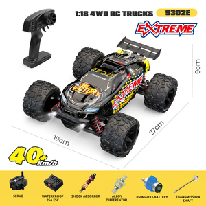 Coche RC 4x4 a escala 1/18 en carretera, vehículo de escalada Premium, tren de rodaje de roca resistente, diseño estructural bien pensado - Product Image 3