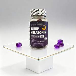 Oem melatonin קפסולות ויטמין b6 הרפיה טבעונית-קידום תוספת שינה למבוגרים לנשים בהריון - Product Image 1