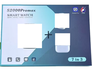 สมาร์ทวอทช์ S2000 <span class=keywords><strong>Pro</strong></span> <span class=keywords><strong>Max</strong></span> Series 10 พร้อมผู้ช่วยเสียง AI ระบบปฏิบัติการ Android OS กันน้ำระดับ IP67 ชาร์จไร้สาย ตัวเรือนโลหะผสม หูฟัง 7-in-3 - Product Image 1