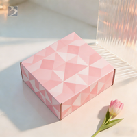 Boîte d'expédition en carton ondulé personnalisée avec logo de marque imprimé or rose pour cosmétiques, vêtements, bijoux, emballages cadeaux, lunettes de soleil