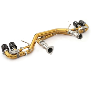 Échappement arrière MPER <span class=keywords><strong>Titanium</strong></span> Radiant Gold pour Corvette C8 Stingray 6.2L, son agressif, installation facile, amélioration des performances - Product Image 3
