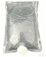 Sacs de stockage hospitaliers imperméables en PE laminé 17*27cm pour gel désinfectant liquide, thermoscellables, avec distributeurs manuels, imprimés en héliogravure