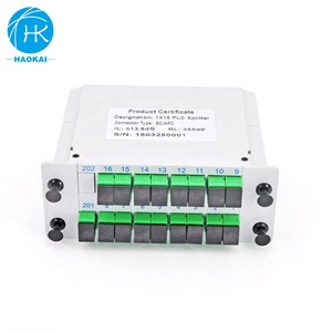 1x8 PLC Splitter <span class=keywords><strong>Fiber</strong></span> <span class=keywords><strong>Optic</strong></span> Casseate tipe dengan SC/UPC <span class=keywords><strong>APC</strong></span> konektor