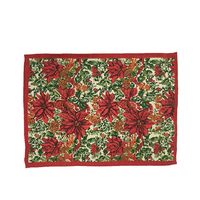 Nouveau produit, tapis de table unique en jacquard tissé, motif végétal, durable, ensembles de sets de table pour la maison et les banquets