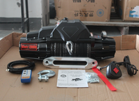 Étanche 4x4 hors route Nylon corde synthétique avertir treuil électrique télécommande levage auto-sauvetage