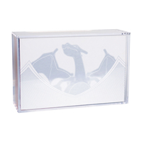 Étui de présentation moderne en acrylique PTCG écologique et résistant aux UV avec couvercle magnétique pour boosters Pokémon ETB et UPC
