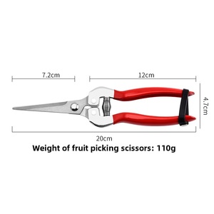 Chất lượng cao cấp công nghiệp vườn pruner lưỡi thép không gỉ kéo với cắt trái cây khóa an toàn - Product Image 5