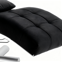 Lit de massage et de beauté moderne de luxe avec base métallique dorée, réglable en hauteur, pour hôtels, salles de sport et salons de beauté, personnalisable