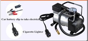 12V 100PSI מיני רכב Inflator משאבת מדחס אוויר צמיג - Product Image 2
