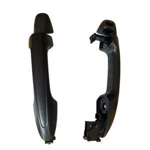 Poignée de porte intérieure avant de remplacement en plastique ABS noir de haute qualité, finition polie, ajustement universel pour Hilux Revo 6 - Product Image 1