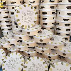 เครื่องดนตรีเคาะจังหวะไม้เบิร์ชแบบมือถือ ขนาด 6 นิ้ว กลองแต่งงานสำหรับเด็ก ของขวัญ เสียงไพเราะ ราคาประหยัด กลองสร้างเสียง - Product Image 3