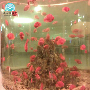 Aquarium rond de 90 gallons en acrylique personnalisé, grand chantier, bon look, écologique - Product Image 5