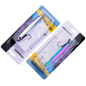 Señuelo largo de aleación de zinc chapado para pesca de atún y lubina, de lanzamiento largo y recuperación rápida, con acabado espejo, para río con rayas blancas. - Product Image 5