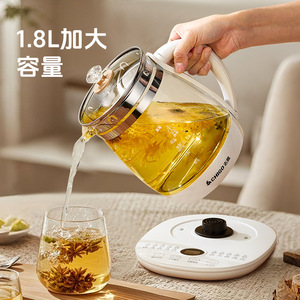 Hervidor eléctrico Chigo de 1.8L de vidrio con control de temperatura y apagado automático para uso en el hogar y la oficina. - Product Image 4