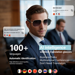 Gafas inteligentes GY100 para escuchar música, hacer llamadas, protección UV, carga magnética, gafas de sol de traducción inteligente Ai - Product Image 3