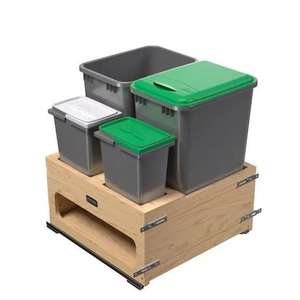 Cubo de Basura Extraíble para Cocina de Madera Contemporánea con Fácil Instalación - Product Image 4