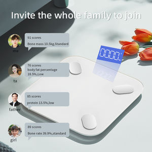 فريد من نوعه ، بالزجاج المقسى 5 ، اتصال لاسلكي كهربائي ، مقياس وزن الجسم ، حمام حقيقي - Product Image 4