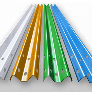 High-strength double-waveform Q235 steel hot-<b>dip</b> galvanized highway guardrail safety guardrail, effectively ensuring traffic saf - Product Image 3