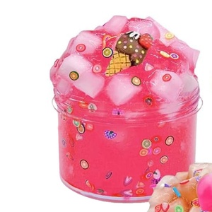 70ML Gelatina Transparente en Cubos, Slime de Coco, Espuma Esponjosa, Arcilla de Colores, Juguete Educativo DIY Seguro, No Tóxico, para Aliviar el Estrés, Plástico - Product Image 3