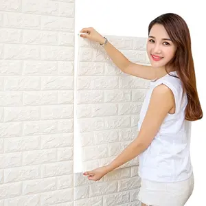 Panel de pared/papel de pared 3d, pegatinas de espuma para el hogar, diseño gráfico, papel tapiz moderno, Lili, 70x77cm
