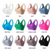 Soutien-gorge de sport à maintien élevé pour femme, haut d'entraînement sans coutures, dos en U, respirant, extensible, vêtements de fitness