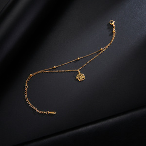 Wholesale 18K Gold Plated Stainless Steel Spider Web Cobweb <strong>Bracelet</strong> <strong>Men's</strong> Hip Hop Street <strong>Style</strong> Custom Fashion Charm <strong>Bracelets</strong> - Product Image 2