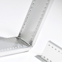 Barra espaciadora de aleación de aluminio flexible y duradera Renba para ventanas de doble acristalamiento con soldadura de alta frecuencia sin costuras