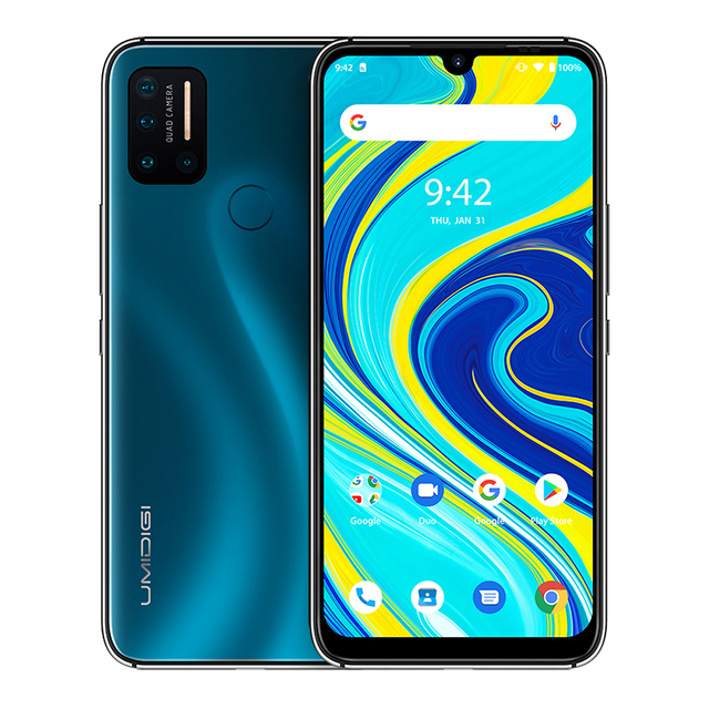 UMIDIGl A7 Pro Phone Quad Camera Android 10 OS 6.3" FHD+ Full Screen 4GB+128GB LPDDR4X Octa Core Processor