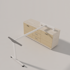 החלפת רגלי ריהוט רגלי שולחן עכשוויות הרכבה קלה לשימוש בסדנה רשמית - Product Image 4