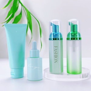 Eco Friendly Cosmetic 80ml Matte Blue Surface Empty Flip Top Cosmetic Packaging Soft <b>Plastic</b> <b>Tube</b> - Product Image 5