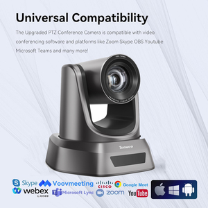 Caméra de conférence PTZ intelligente avec <span class=keywords><strong>zoom</strong></span> 12X, 1080P, système de vidéoconférence en direct, caméra professionnelle de bureau en ligne, USB3.0 - Product Image 6