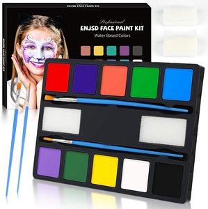 Kit <span class=keywords><strong>de</strong></span> <span class=keywords><strong>Pintura</strong></span> Facial a Base <span class=keywords><strong>de</strong></span> Agua No Tóxica para Halloween, Venta al Por Mayor OEM, <span class=keywords><strong>Pintura</strong></span> Corporal Vegana <span class=keywords><strong>de</strong></span> Larga Duración para Disfraces Infantiles - Product Image 3
