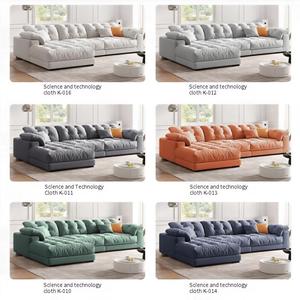 Современный кремовый секционный диван стеганая мебель для гостиной отель Вилла модульный диван набор - Product Image 4