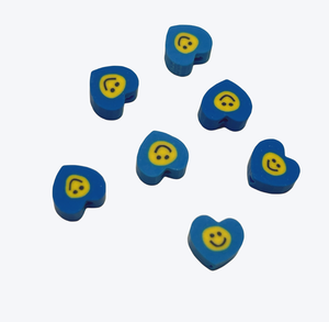 Vente en gros Offres Spéciales 10*5mm Love Face Polymer <span class=keywords><strong>Soft</strong></span> Clay Bead pour <span class=keywords><strong>Fimo</strong></span> Handmade Neckchain Beads - Product Image 6