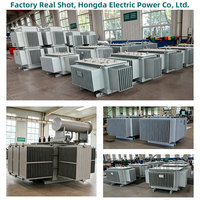 Transformador Trifásico Sumergido en Aceite de 200 KVA, 250 KVA, 315 KVA, 380V/440V/480V, Refrigeración ONAN, Estándar IEC, 50/60Hz, 100% Aluminio