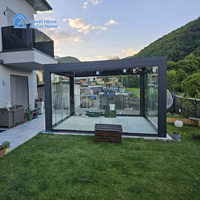 Pergola Bioclimatique en Aluminium Robuste et Personnalisable Sweet Home – Qualité Supérieure, Écologique, pour Jardin, Facile à Installer